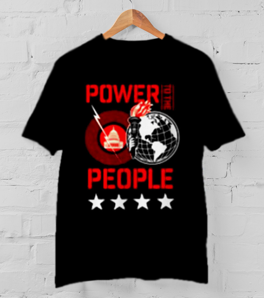 Power To The People 2026 Columbia MD October 3 Merriweather Post Pavilion Capitol Globe Torch T-Shirt