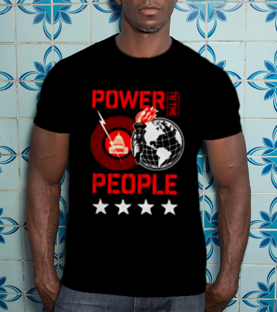 Power To The People 2026 Columbia MD October 3 Merriweather Post Pavilion Capitol Globe Torch T-Shirt