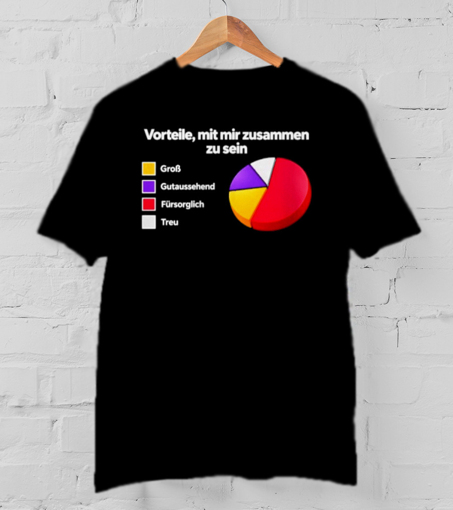 Vorteile Mit Mir Zusammen Zu Sein Grafik Groß Loyal Romantisch Abenteuerlustig T-Shirt