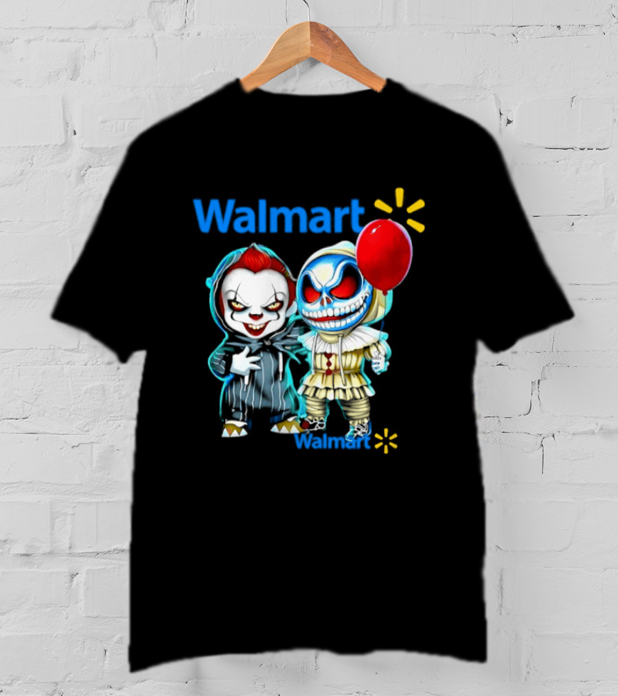 Walmart Pennywise Skellington 2026 Halloween Balloon Collaboration T-Shirt
