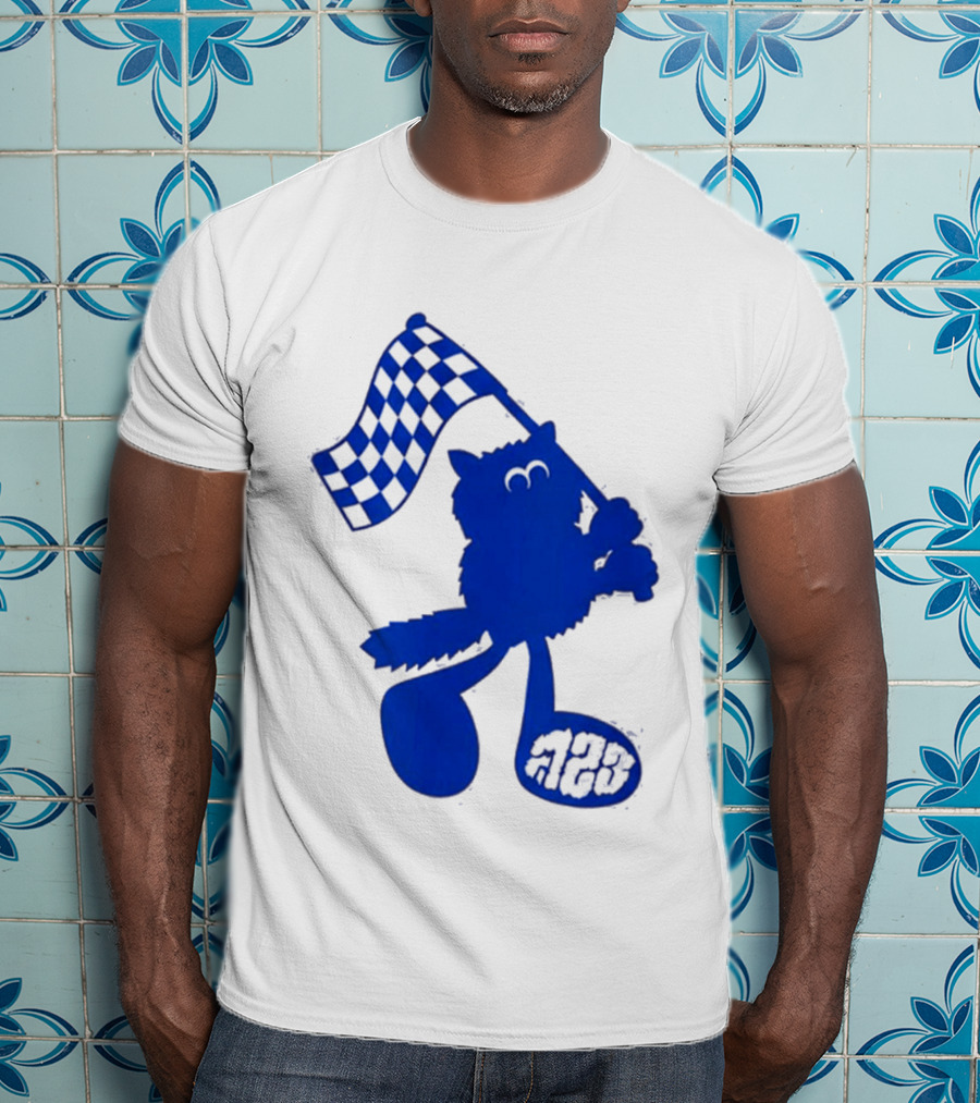 Alex Albon Quadrant Singapore Race Week Mascot 23 Checkered Flag T-Shirt