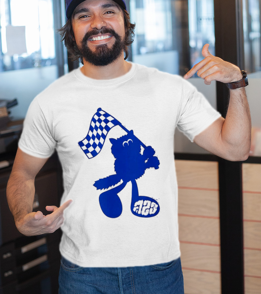 Alex Albon Quadrant Singapore Race Week Mascot 23 Checkered Flag T-Shirt