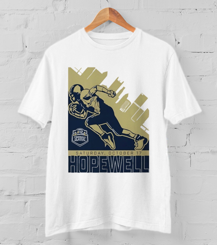 Hopewell Football Classic Saturday October 17 City Skyline T-Shirt