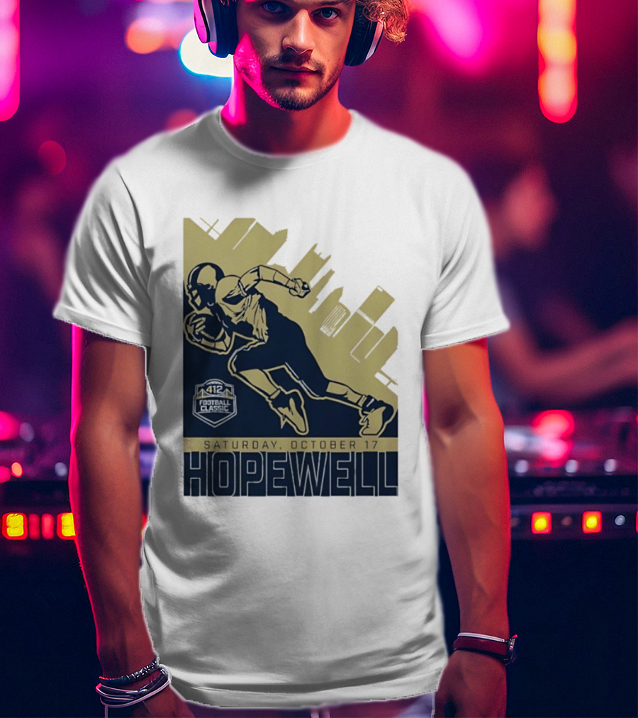 Hopewell Football Classic Saturday October 17 City Skyline T-Shirt