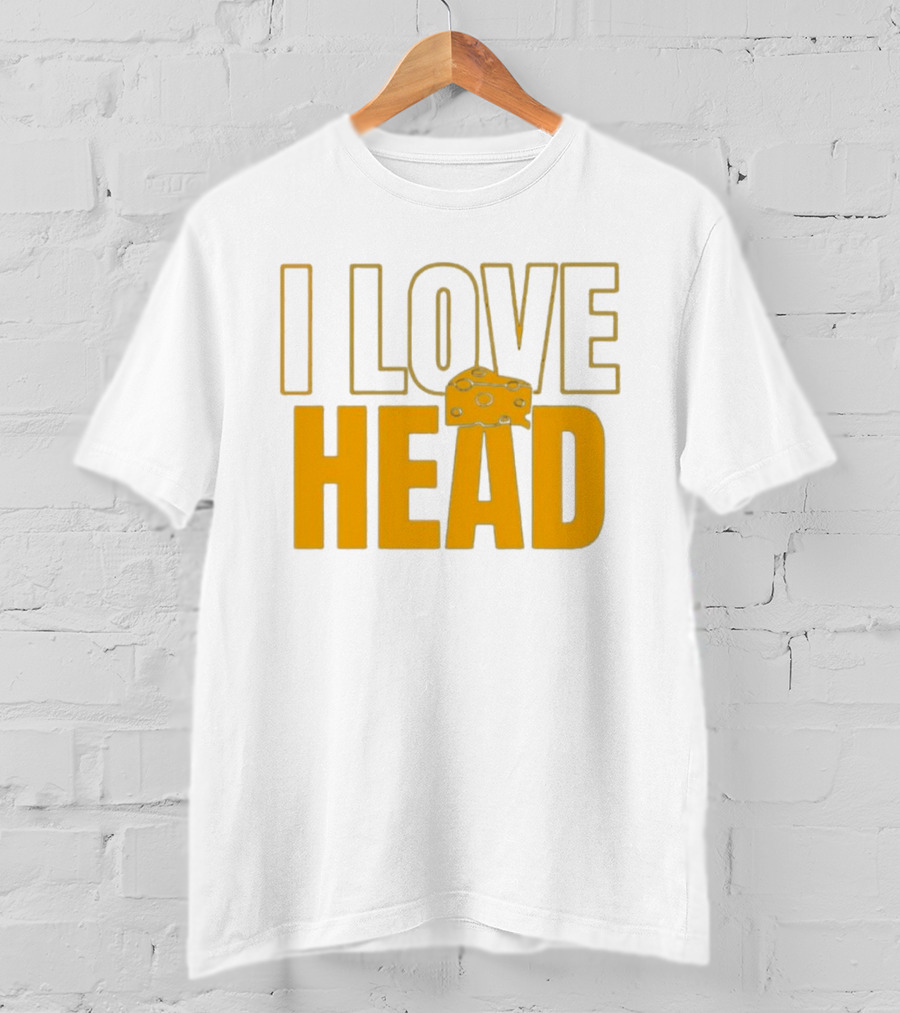 I Love Head Cheese Green Bay Packers T-Shirt