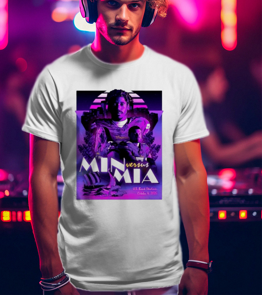 MIN Vs MIA U.S Bank Stadium October 4 2026 T-Shirt