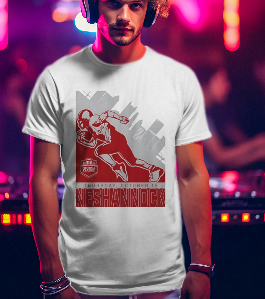 Neshannock 412 Football Classic Thursday October 15 Skyline T-Shirt