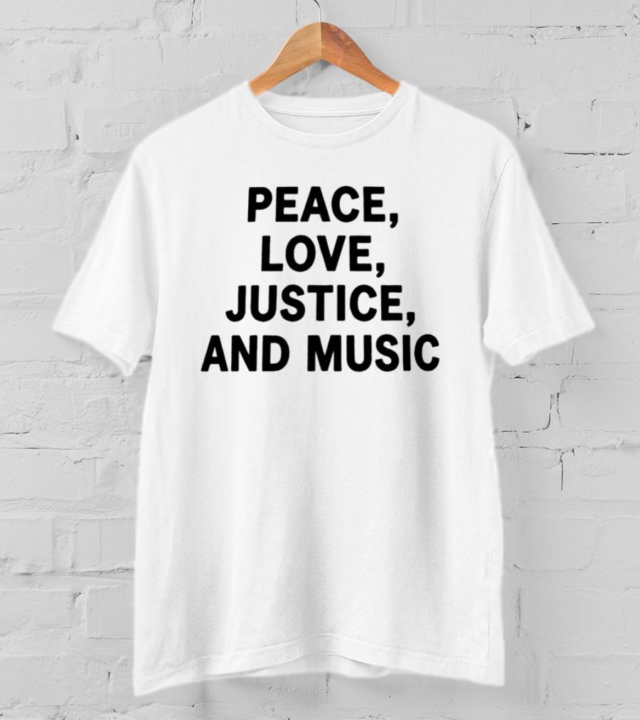 Peace Love Justice And Music Power To The People Columbia MD October 3 2026 Merriweather Post Pavilion Snapback Hat T-Shirt