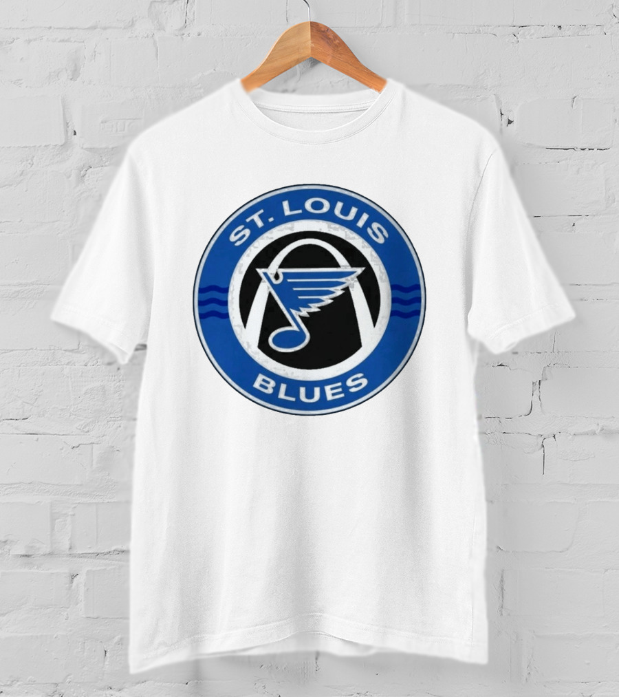 St. Louis Blues NHL Hockey Arch And Note T-Shirt