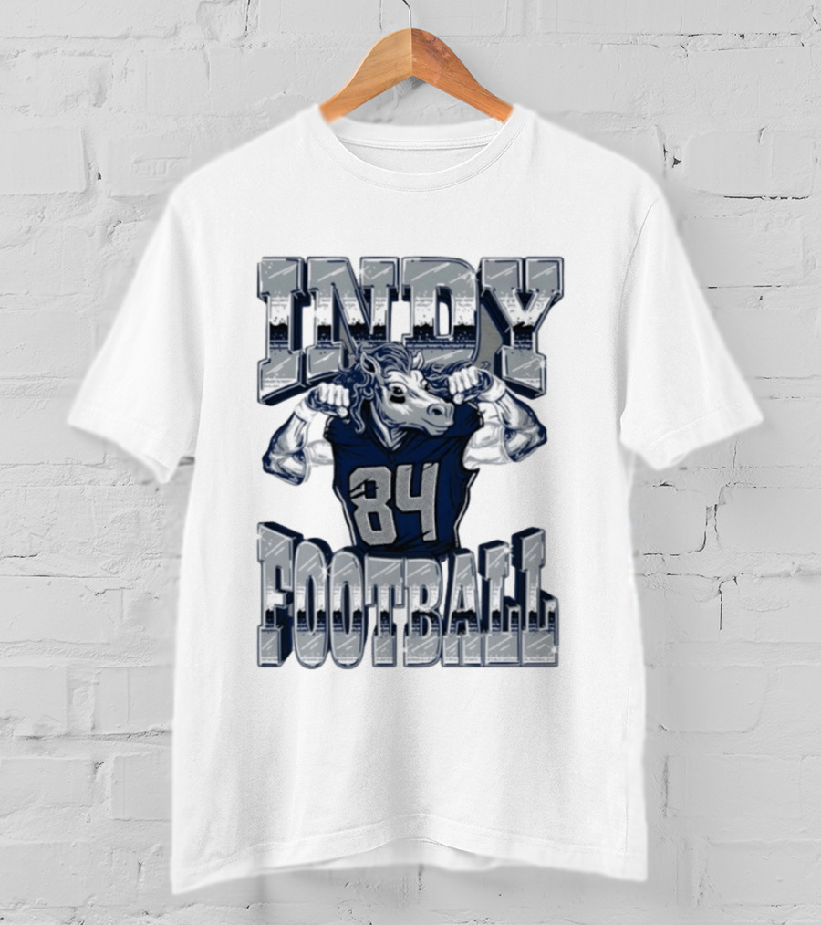 Indy Football Horse Power 84 Indianapolis Colts T-Shirt