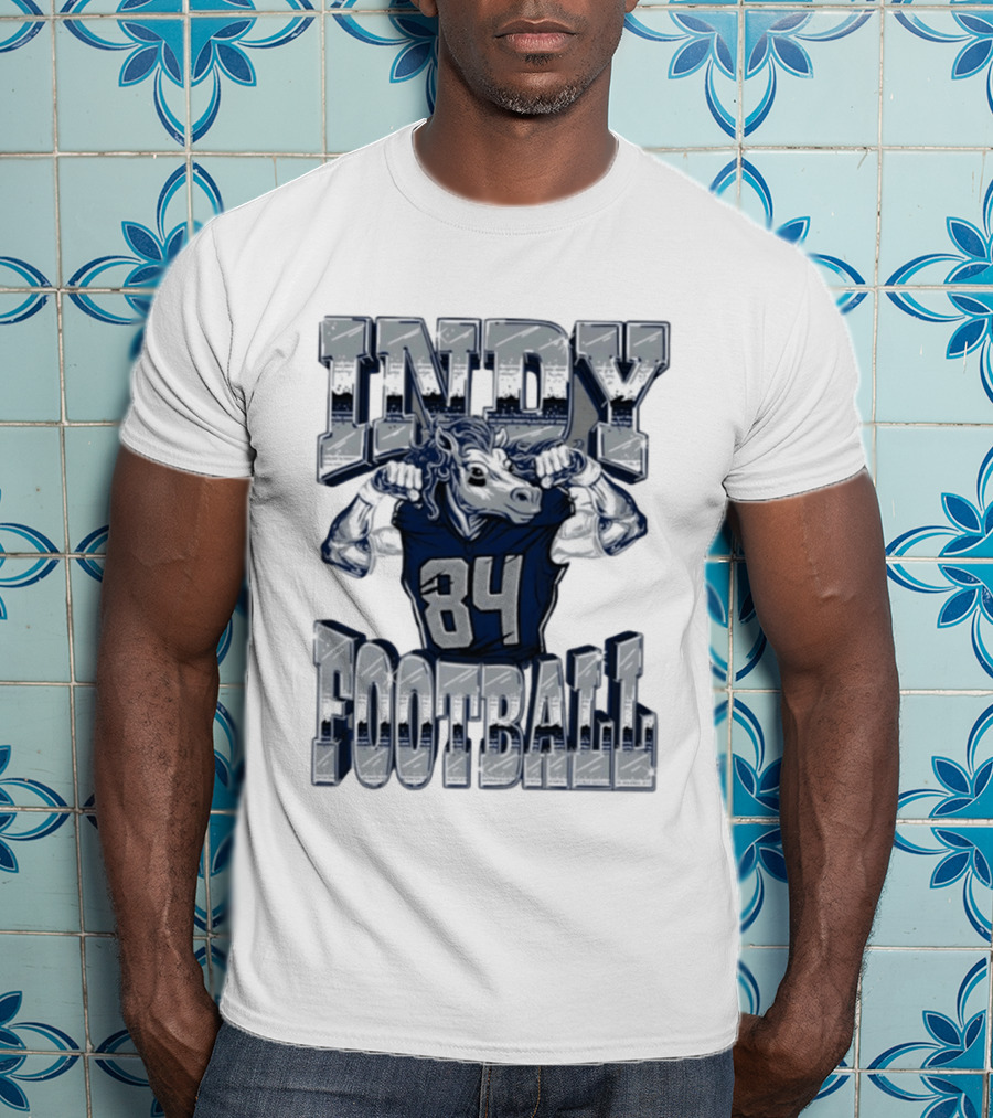 Indy Football Horse Power 84 Indianapolis Colts T-Shirt