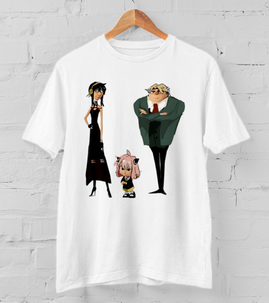 Despicable X Family Loid Forger Yor Forger Anya Forger Spy X Family Characters T-Shirt