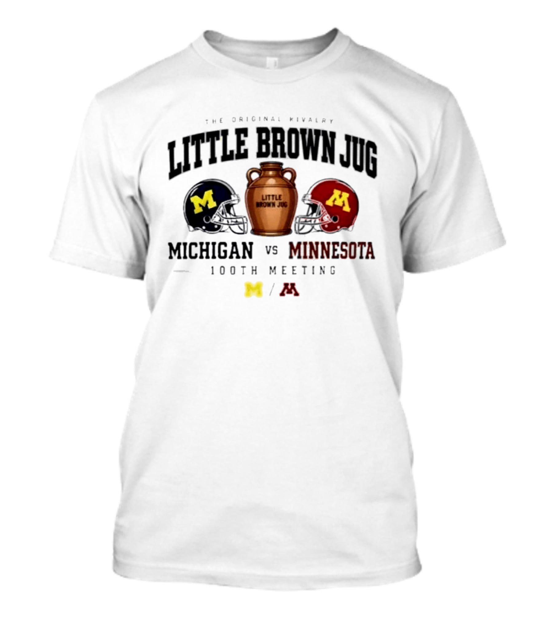The Original Rivalry Little Brown Jug Michigan Vs Minnesota 100th Meeting 2026 T-Shirt
