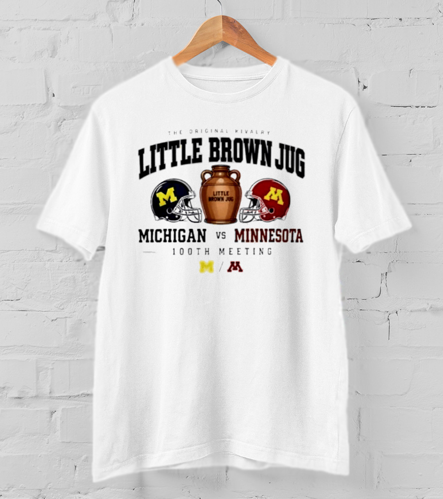 The Original Rivalry Little Brown Jug Michigan Vs Minnesota 100th Meeting 2026 T-Shirt
