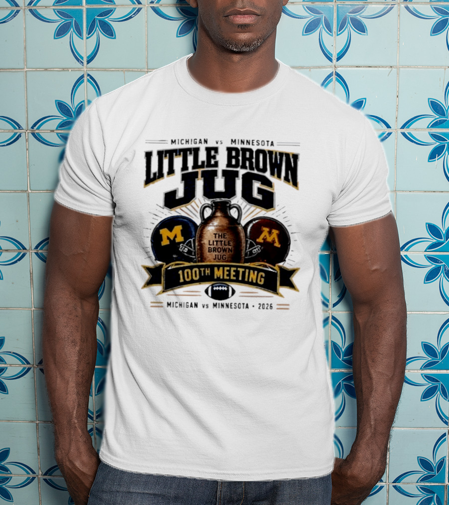 Michigan Vs Minnesota Little Brown Jug 100th Meeting 2023 T-Shirt