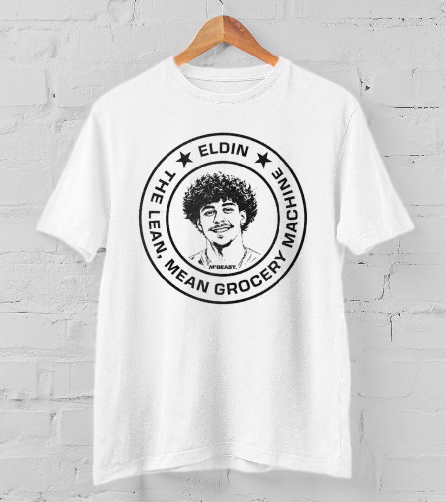 Eldin The Lean Mean Grocery Machine Circular Seal T-Shirt