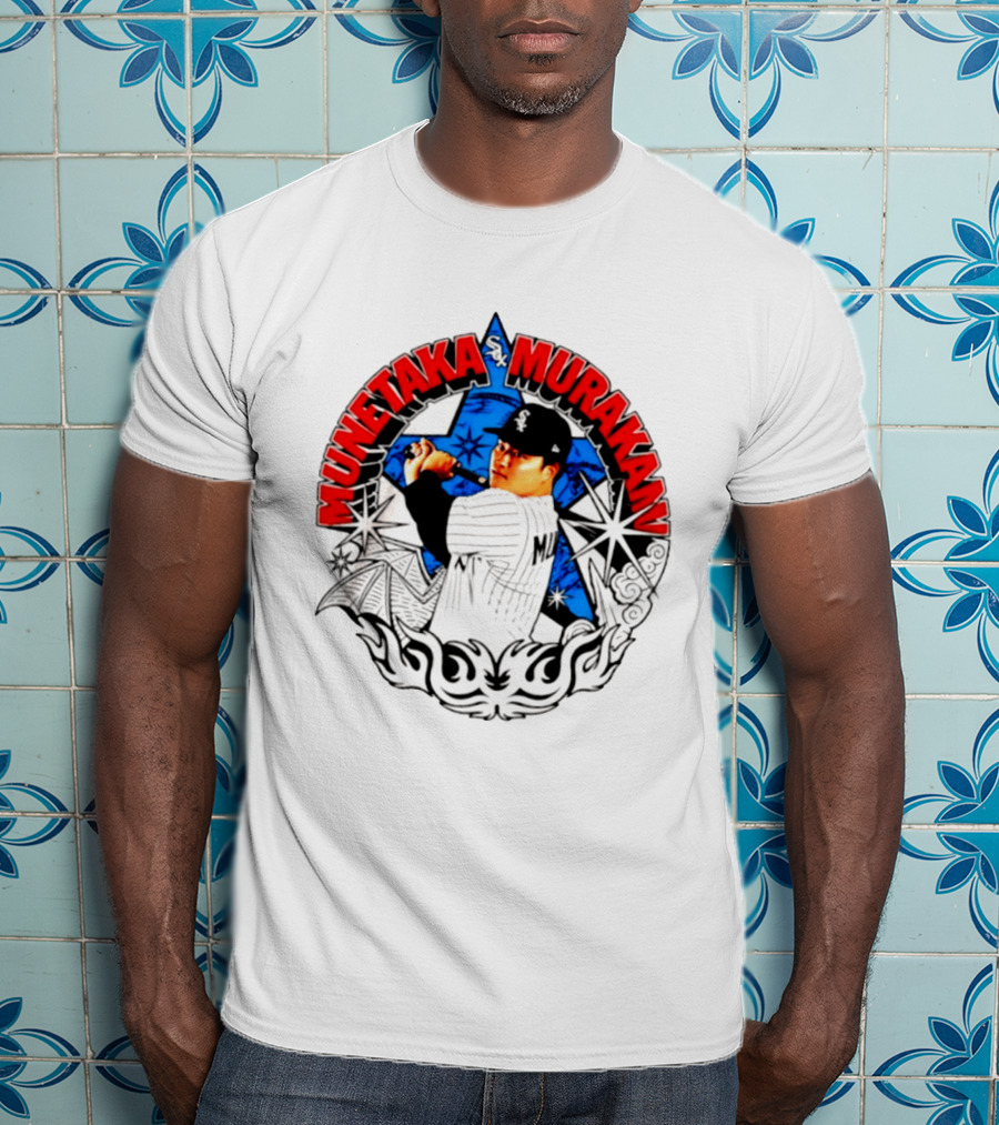 Munetaka Murakami White Sox MLB Baseball Player Chicago Starburst T-Shirt