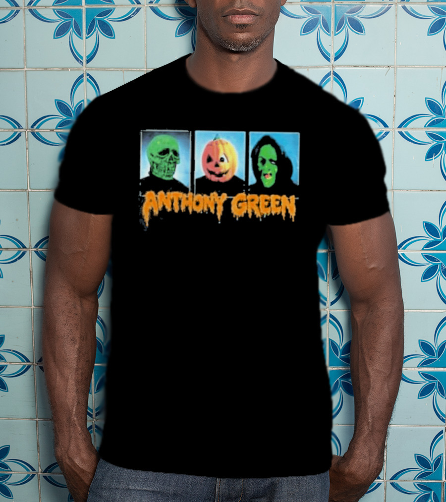 Anthony Green Forever Halloween Pumpkin Head Album T-Shirt