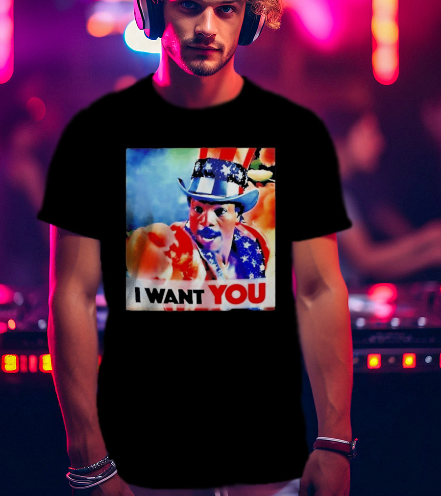 Apollo Creed I Want You Uncle Sam Rocky Meme T-Shirt