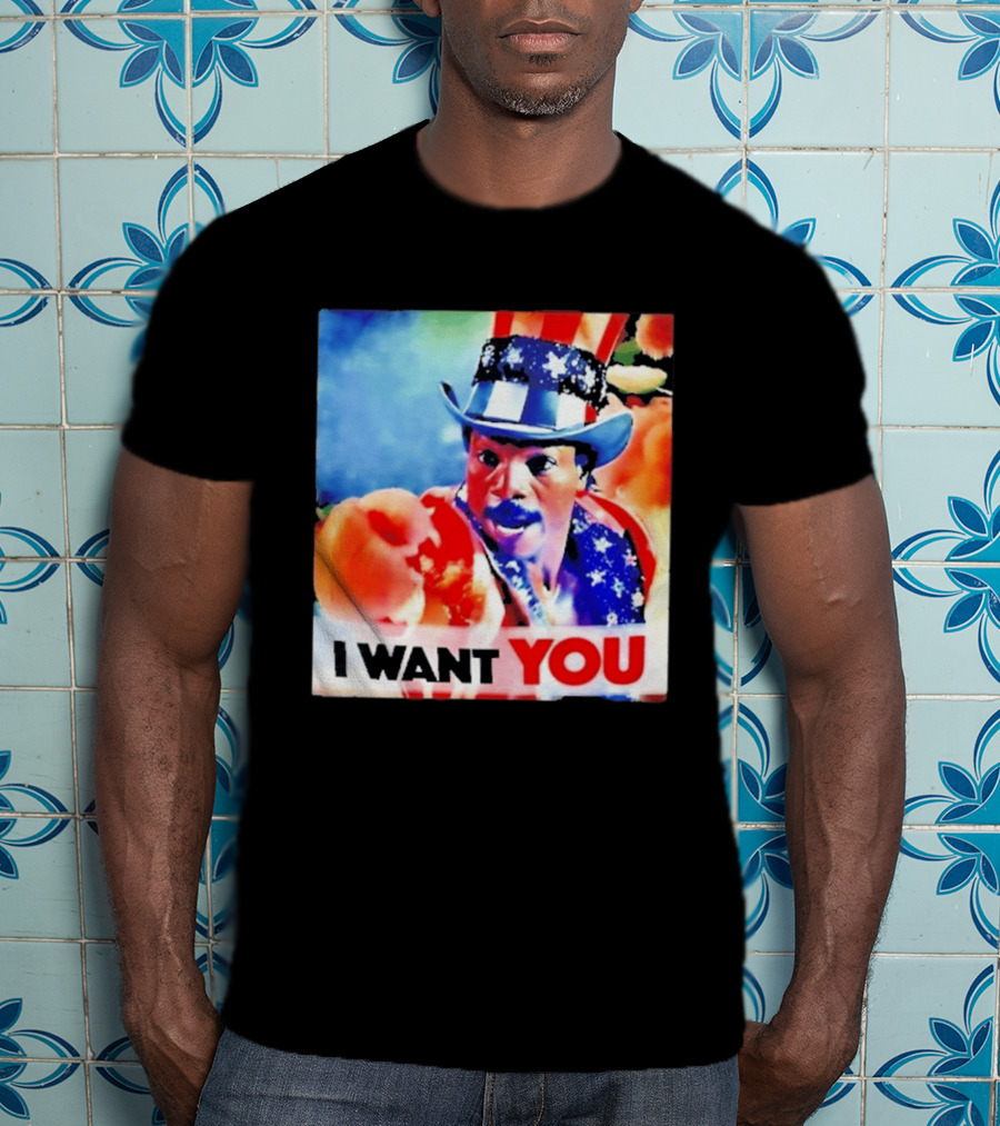 Apollo Creed I Want You Uncle Sam Rocky Meme T-Shirt