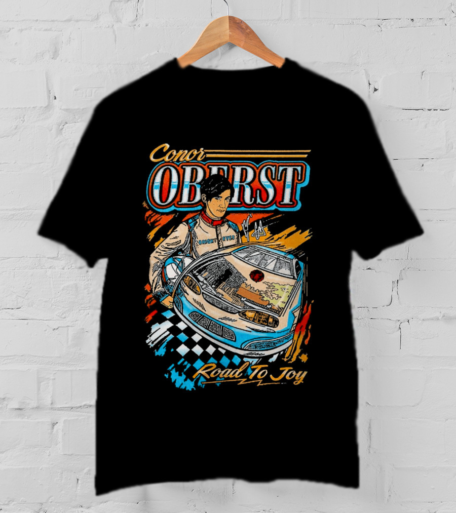 Conor Oberst Bright Eyes Road To Joy Nascar Bootleg T-Shirt
