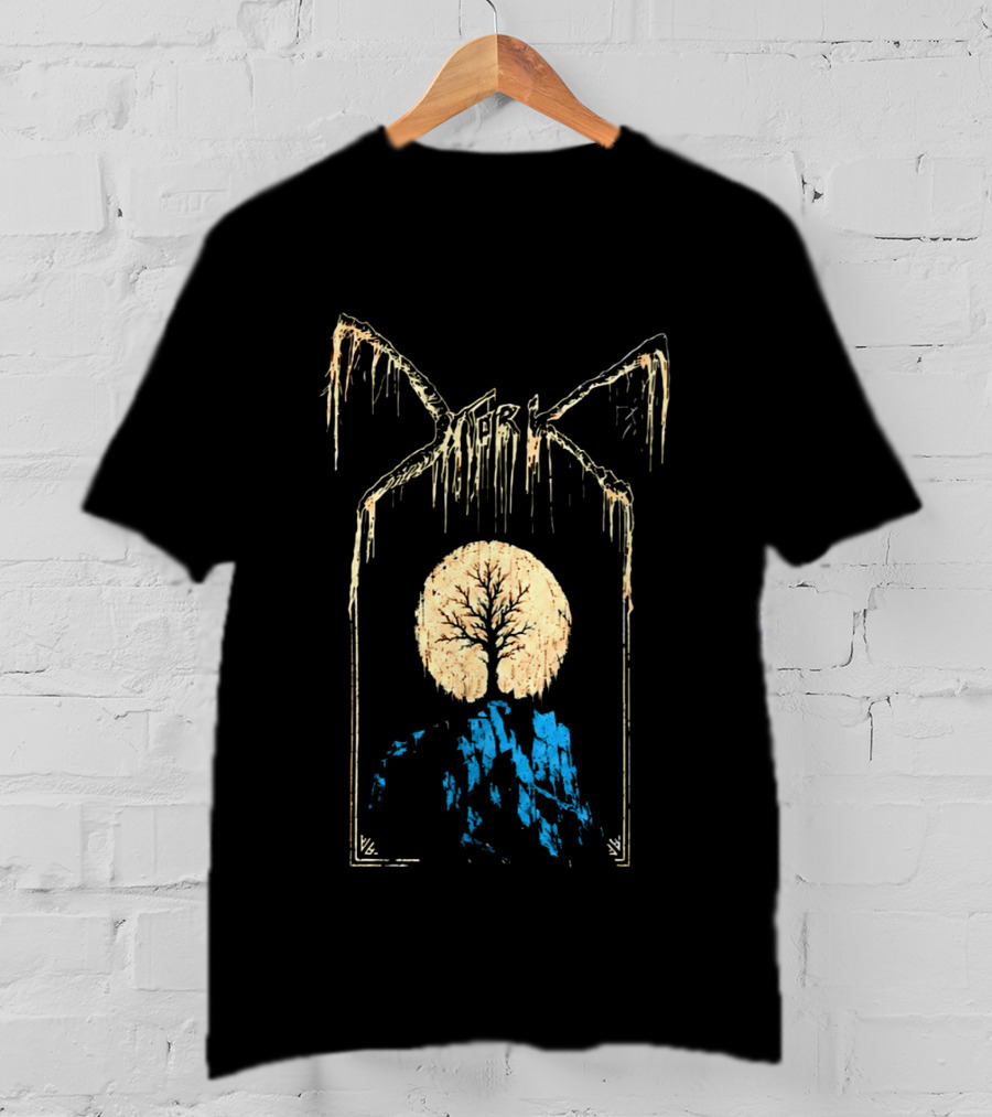 Mork European Tour 2026 Tree And Mountain T-Shirt