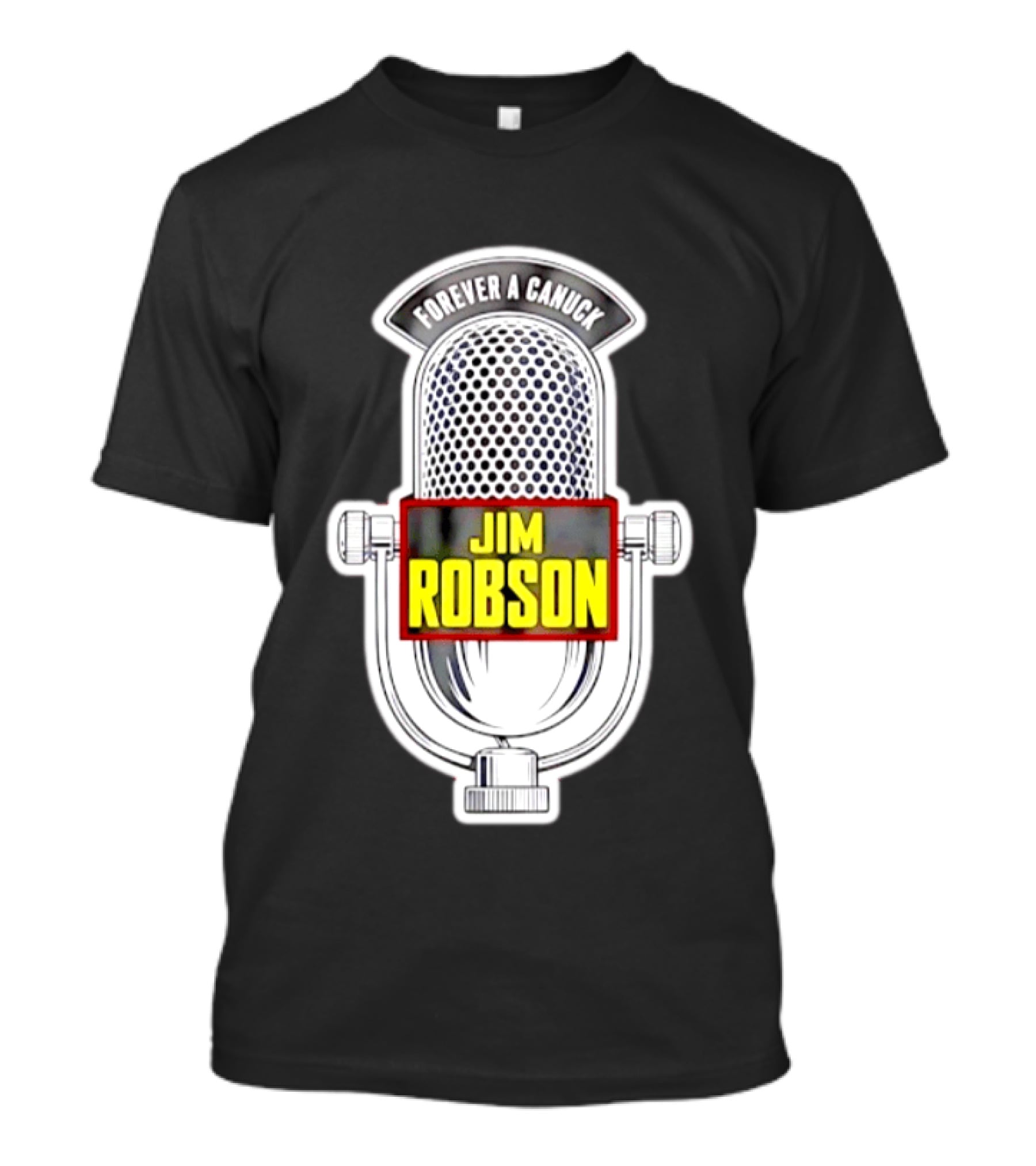 Jim Robson Forever A Canuck Microphone Vancouver Canucks T-Shirt