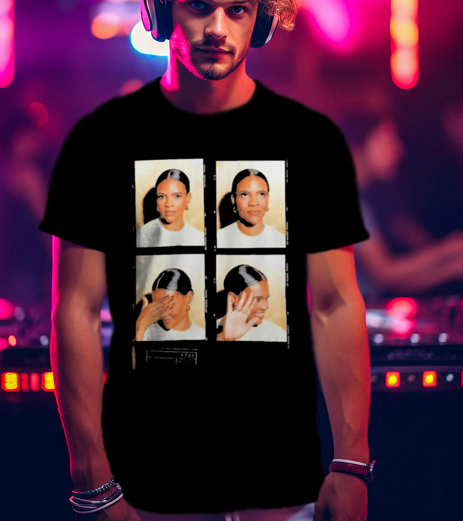 Strike A Pose Four Panel Expressions T-Shirt