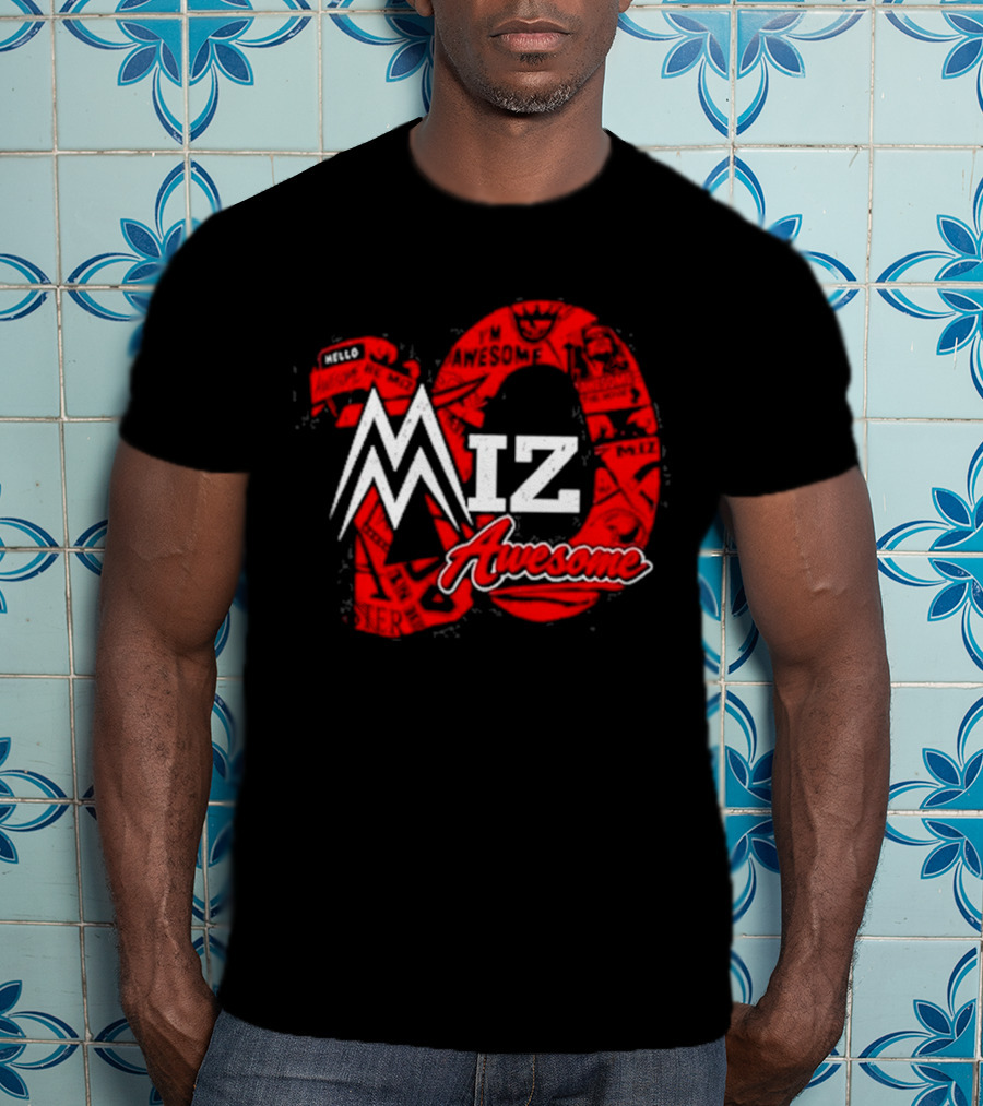 Miz Awesome 20 Years Anniversary Celebration WWE T-Shirt
