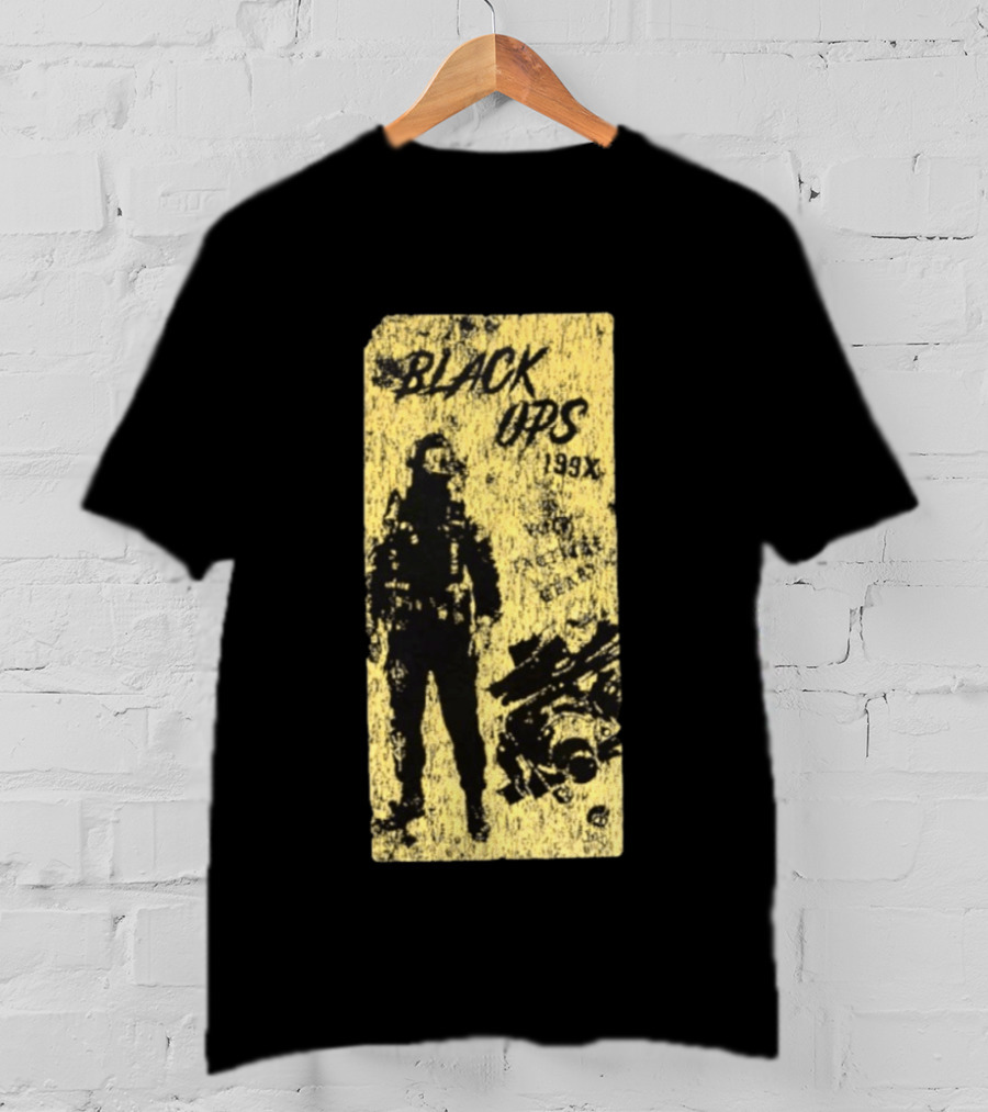 Black Ops 199X Volt Tactical Gear And Soldier T-Shirt