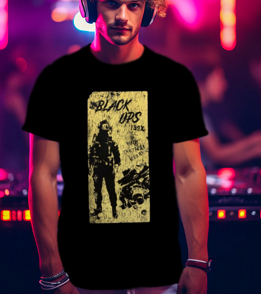 Black Ops 199X Volt Tactical Gear And Soldier T-Shirt