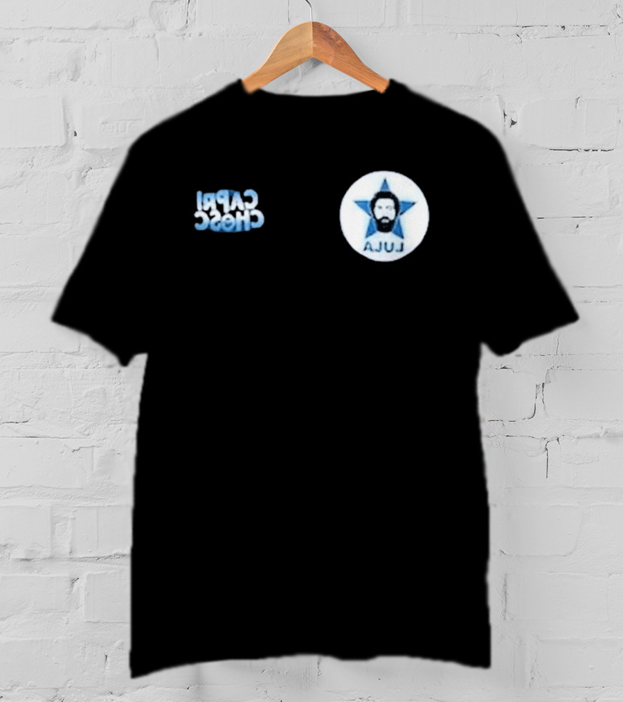 Lula Star Navy Capiroto Chefe Brazil President T-Shirt