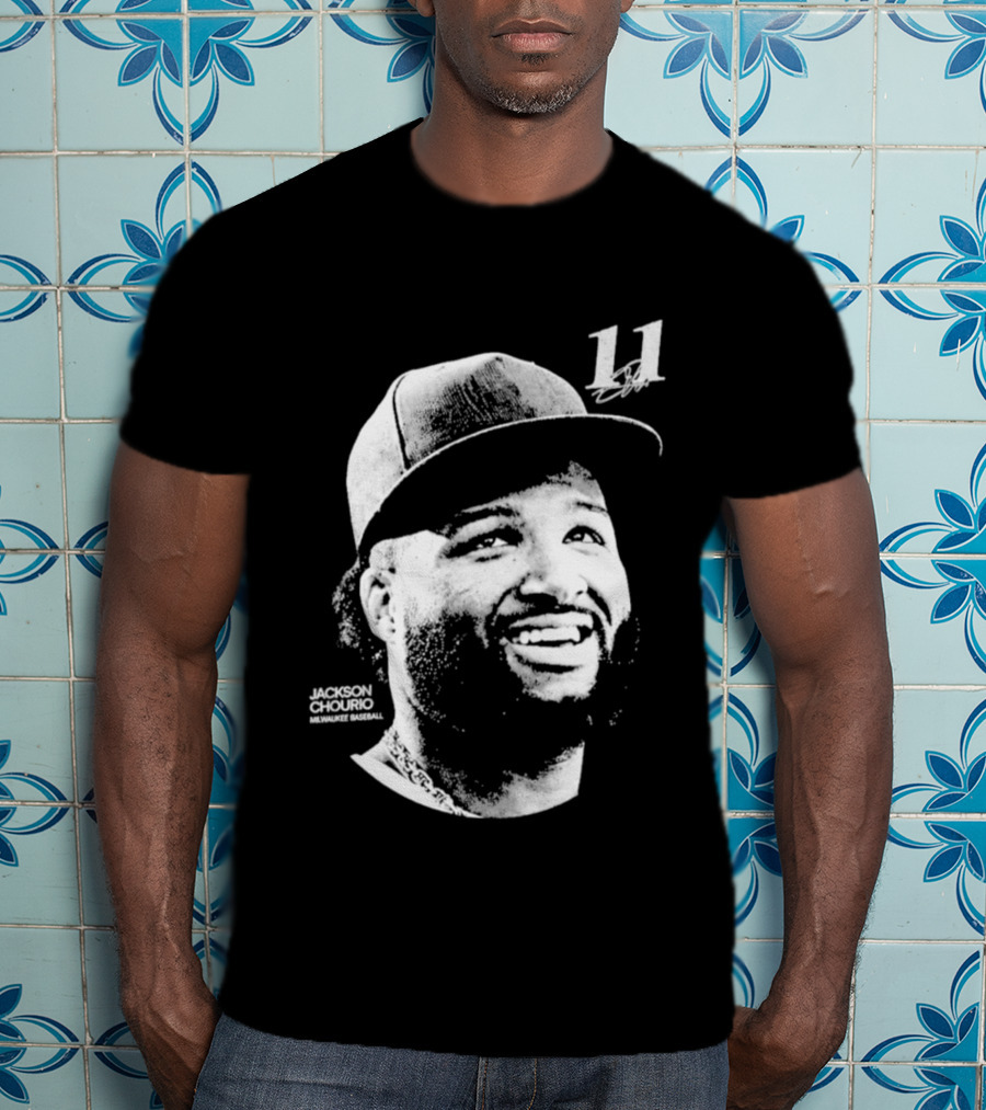 Jackson Chourio Milwaukee Brewers 11 Baseball Player Hat T-Shirt