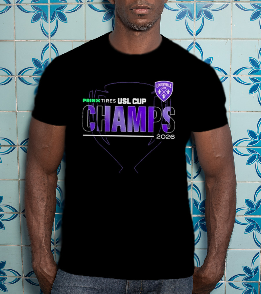 Louisville City FC Prinx Tires USL Cup Champions 2026 T-Shirt