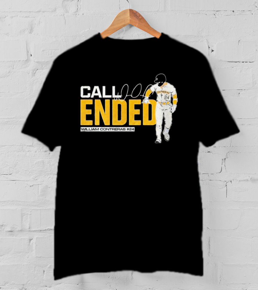 William Contreras Call Ended Baseball Player White And Gold T-Shirt