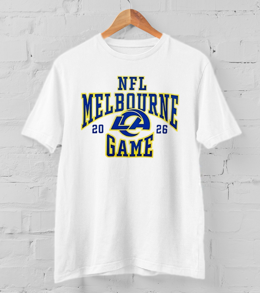 Los Angeles Rams NFL Melbourne Game 2026 T-Shirt