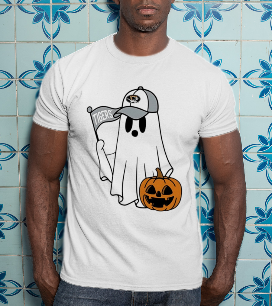 Missouri Tigers Halloween Ghost Pumpkin 2026 T-Shirt