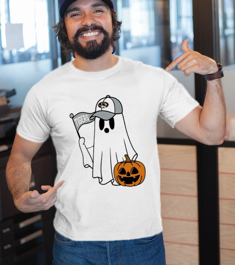 Missouri Tigers Halloween Ghost Pumpkin 2026 T-Shirt