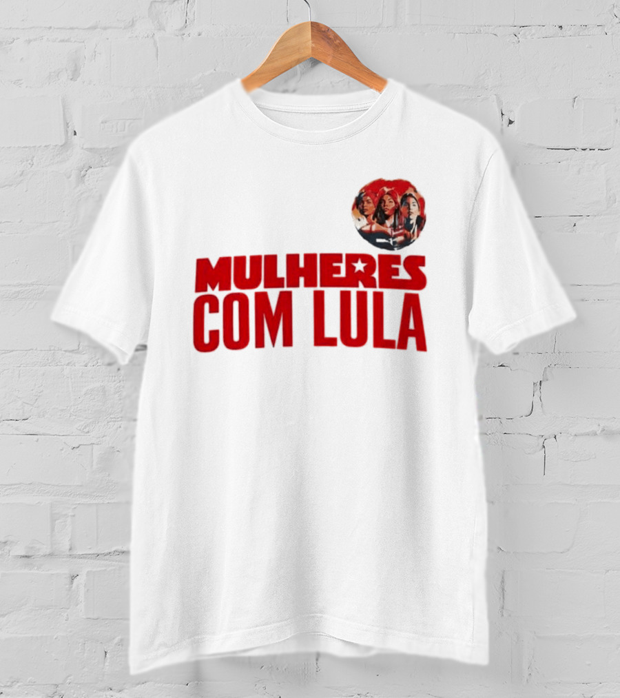 Mulheres Com Lula Olívia Santana T-Shirt