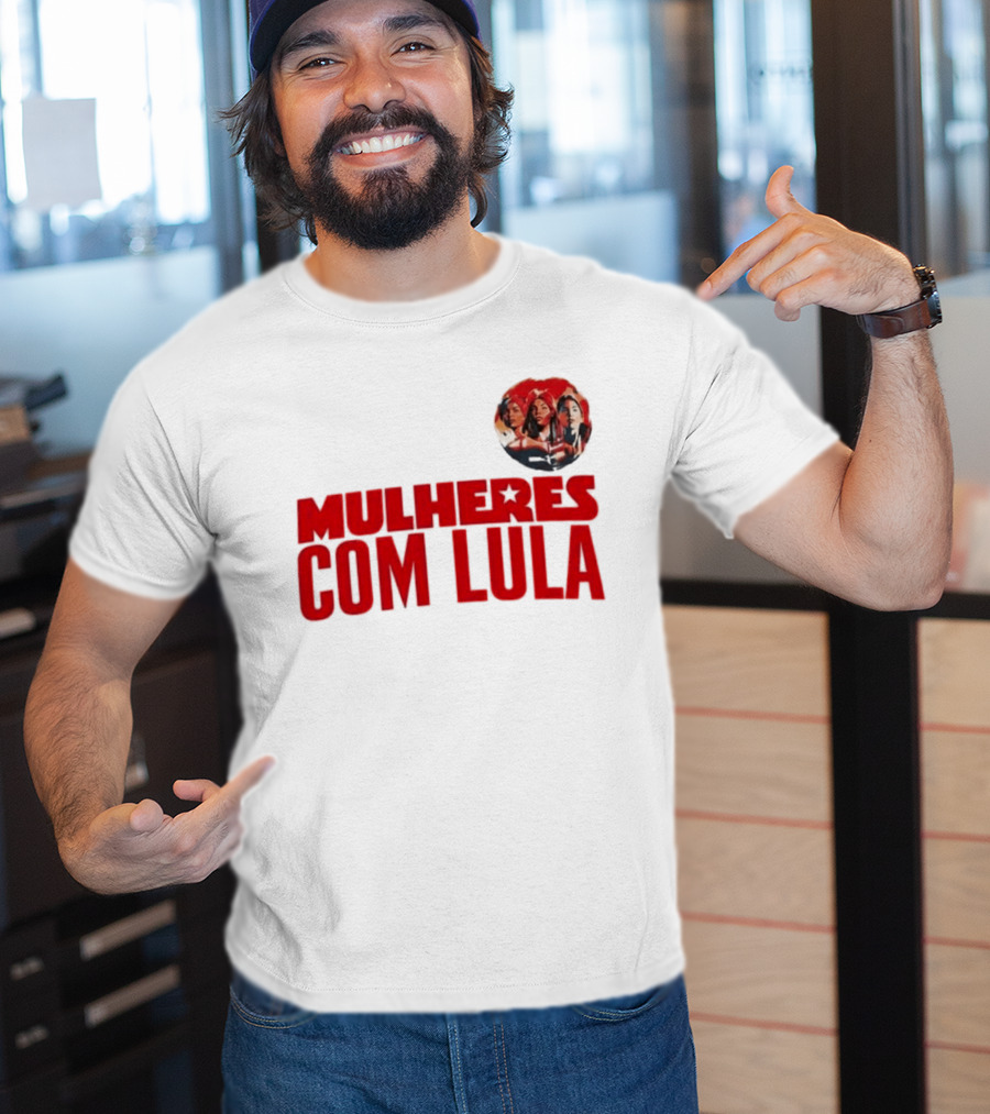 Mulheres Com Lula Olívia Santana T-Shirt