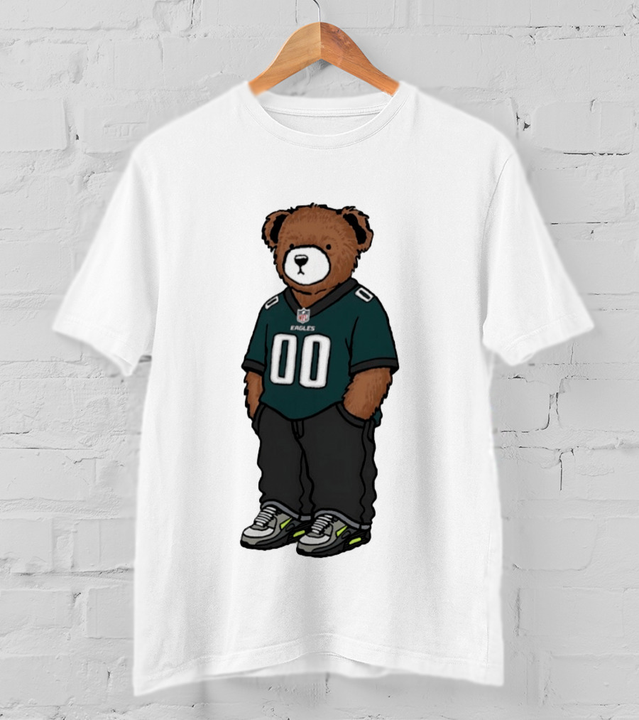 Philadelphia Eagles Teddy Bear London Games 2026 T-Shirt
