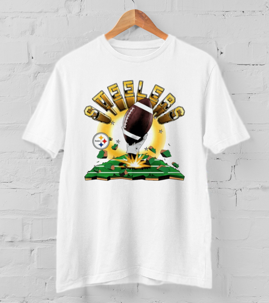 Pittsburgh Steelers Explode Football Clubhouse 2026 T-Shirt