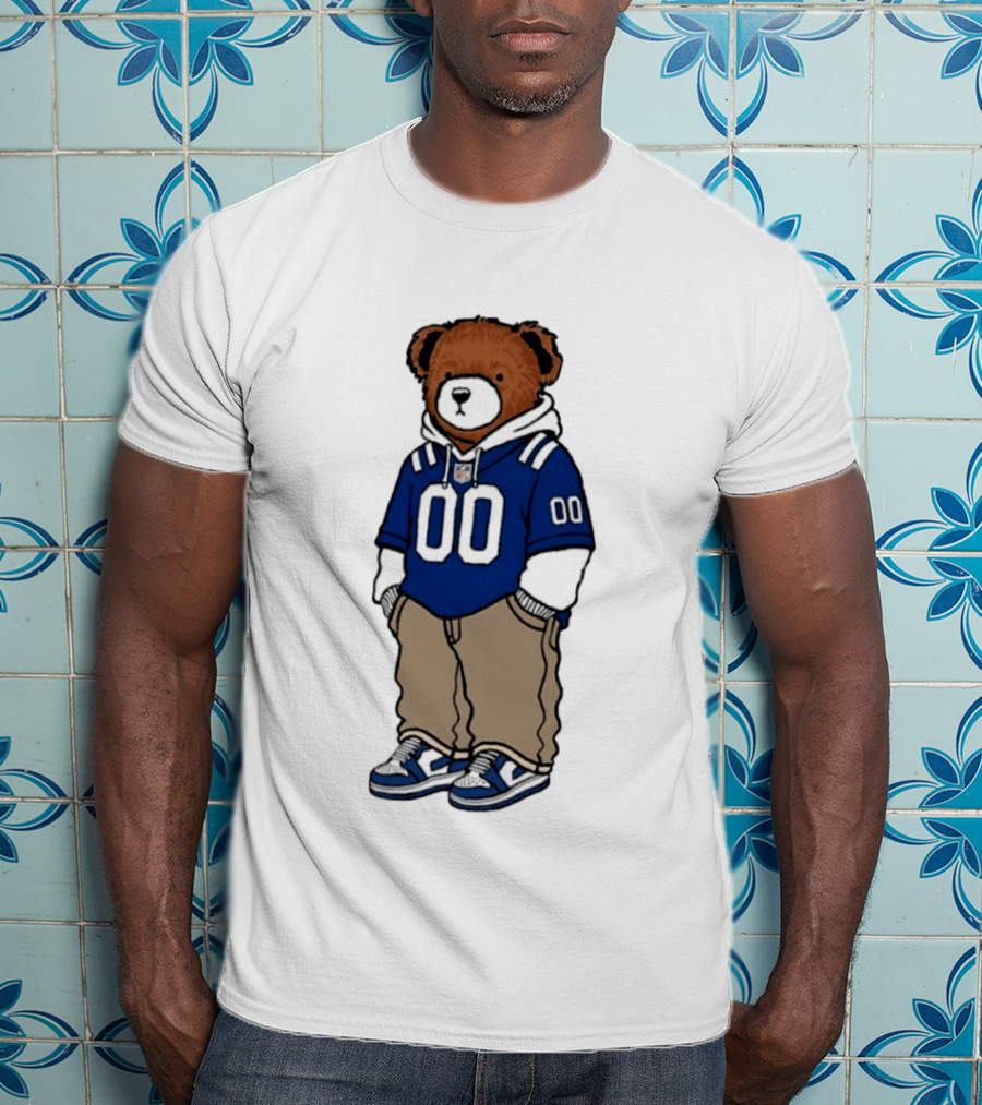 Indianapolis Colts Teddy Bears NFL London Games 2026 T-Shirt
