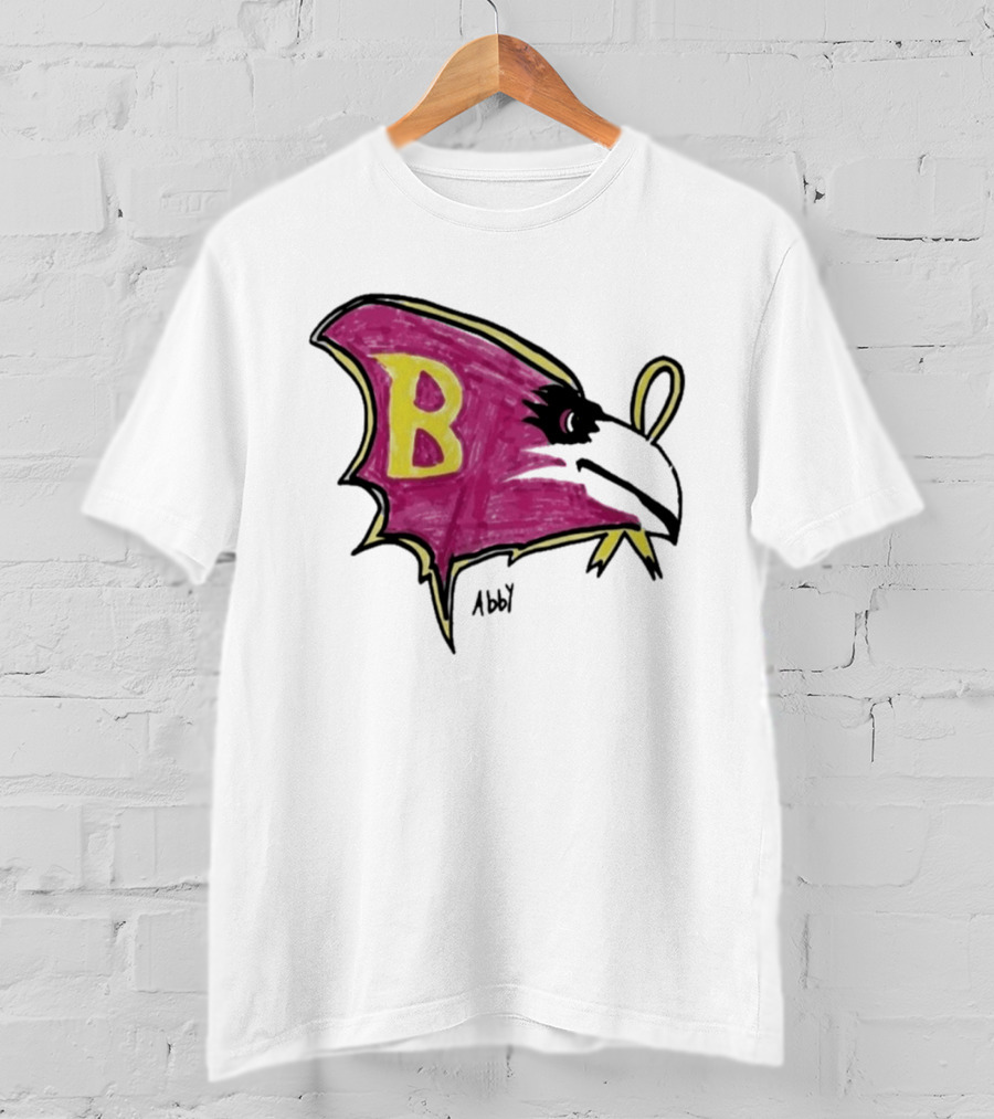 Ravens B Logo Child Drawing By Abiy T-Shirt