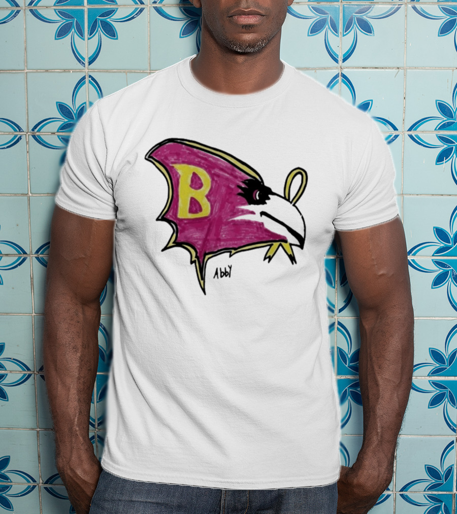 Ravens B Logo Child Drawing By Abiy T-Shirt