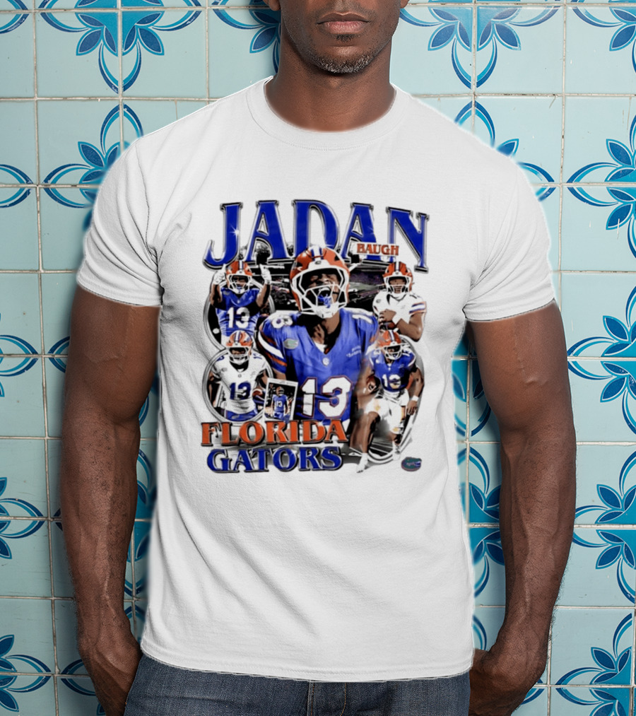 Jadan Baugh Florida Gators 2026 NCAA Football 90s Bootleg T-Shirt