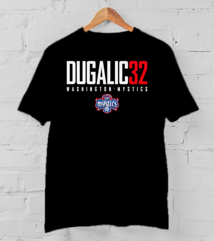 Angela Dugalic 32 Washington Mystics Mystics Basketball T-Shirt