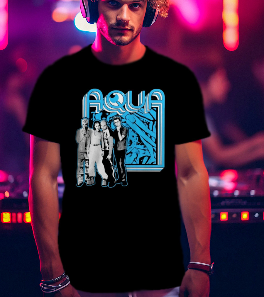 Aqua Band Members Barbie Girl 90s Pop Music Nostalgia T-Shirt