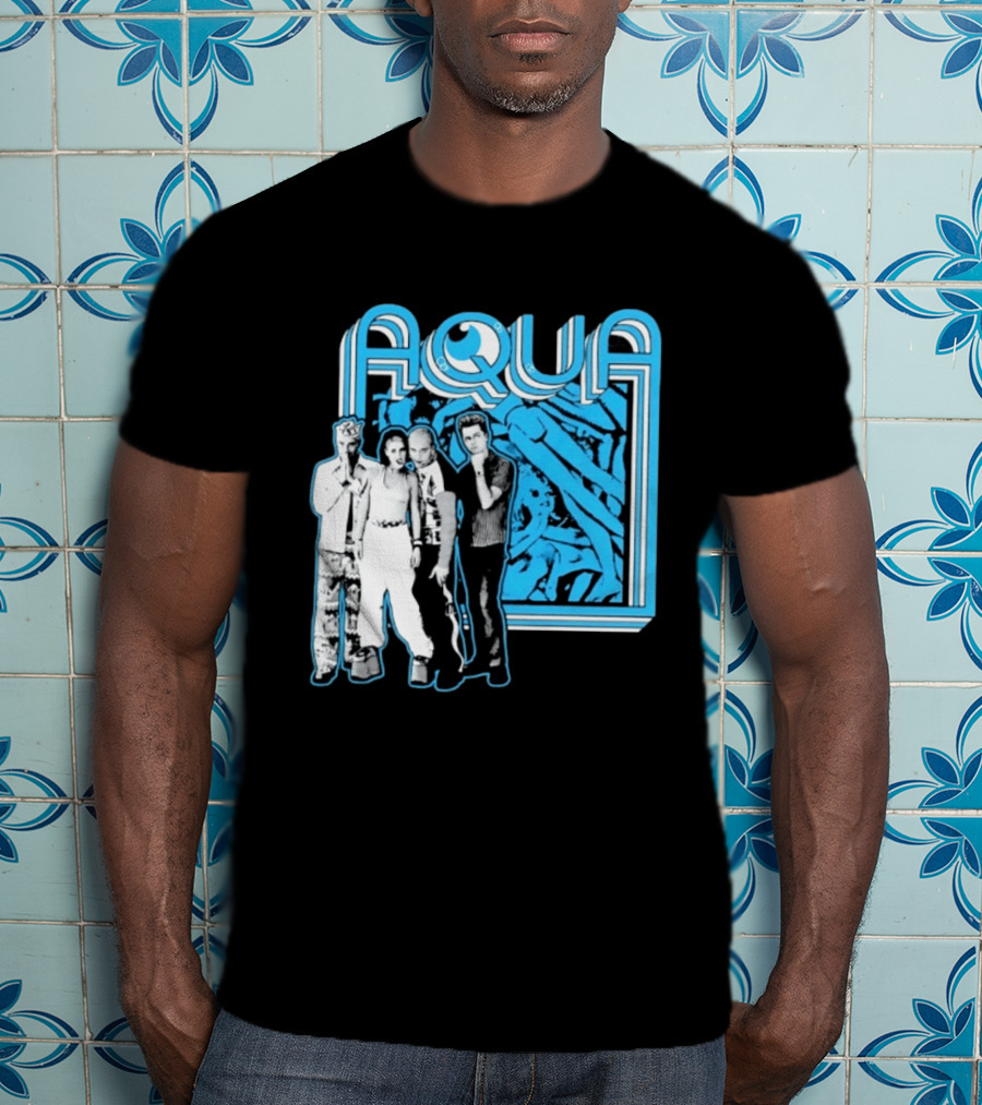 Aqua Band Members Barbie Girl 90s Pop Music Nostalgia T-Shirt