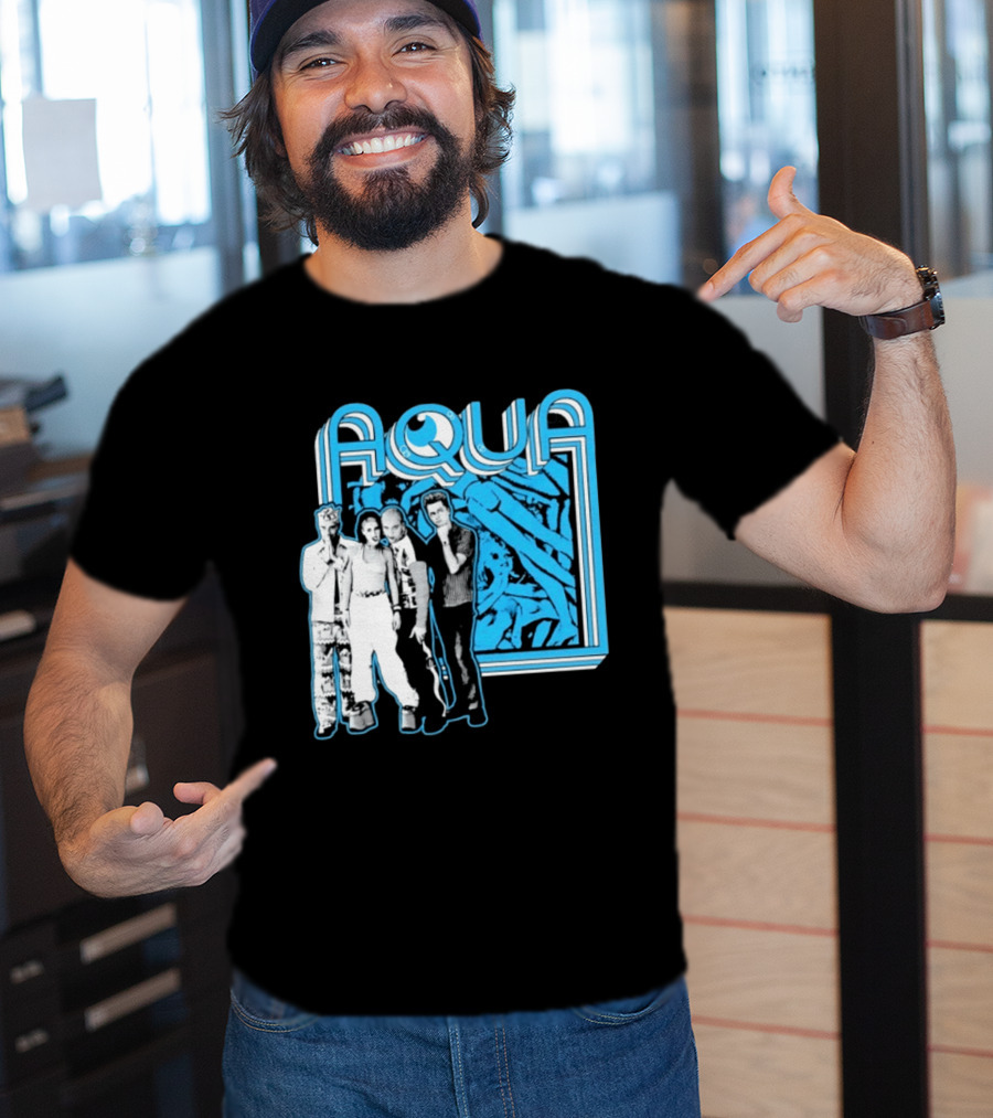 Aqua Band Members Barbie Girl 90s Pop Music Nostalgia T-Shirt